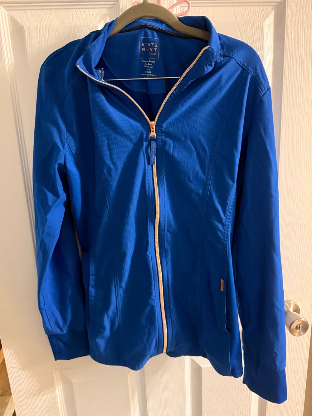 Cherokee Royal Blue Zip-Front Women's Vest